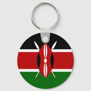 Kenya Flag Keychain
