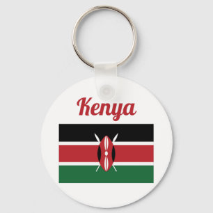 Kenya Flag Keychain