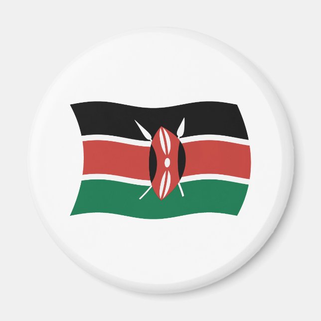 Kenya Flag Magnet (Front)