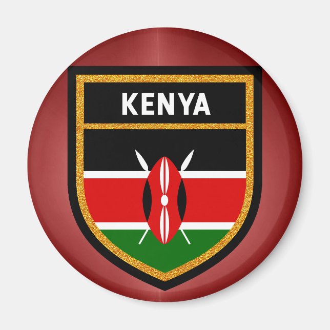 Kenya Flag Magnet (Front)