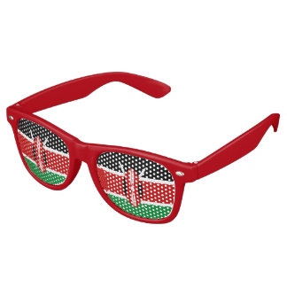 Kenya Flag Retro Sunglasses