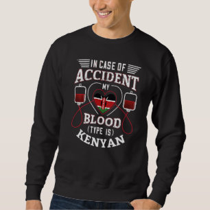 Kenya Flag Souvenirs For Kenyans Men & Women 3 Sweatshirt