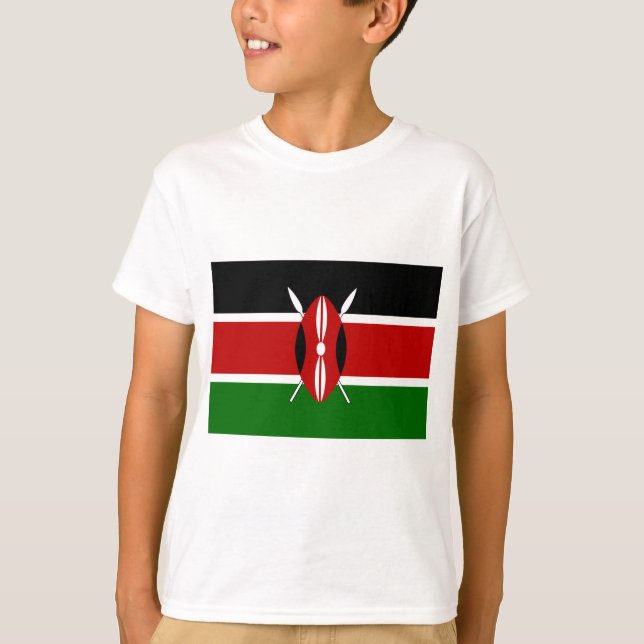 Kenya Flag T-Shirt (Front)