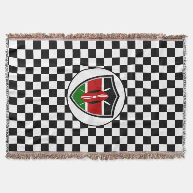 Kenya flag throw blanket (Front)