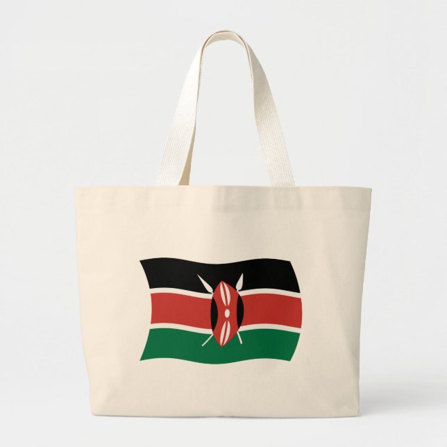 Kenya Flag Tote Bag (Front)