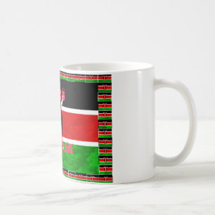 Kenya Flag: Tuko Pamoja - Unity Art Design Coffee Mug