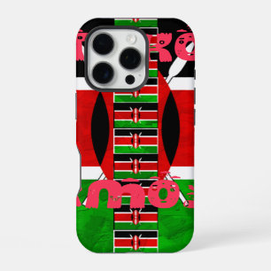 Kenya Flag: Tuko Pamoja - Unity Art Design iPhone 16 Pro Case
