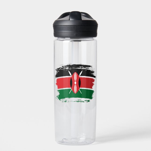 Kenya flag water bottle (Front)