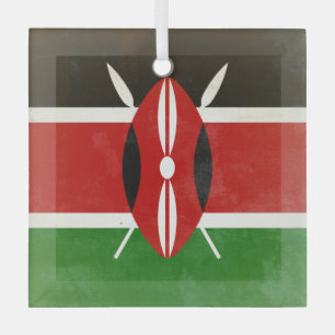 Kenya Glass Ornament