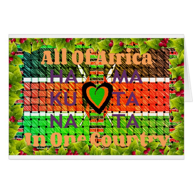 Kenya Hakuna Matata (Front Horizontal)
