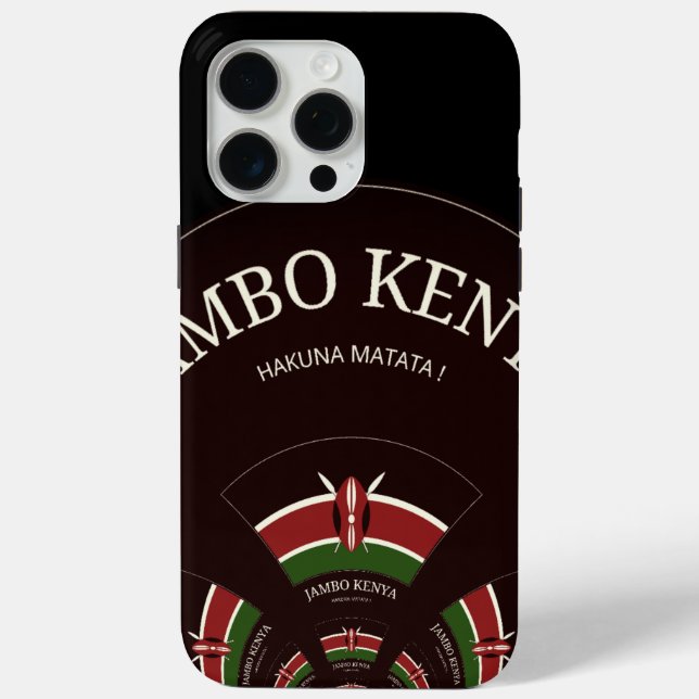Kenya Hakuna Matata Case-Mate iPhone Case (Back)