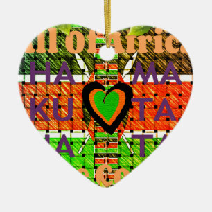 Kenya Hakuna Matata Ceramic Ornament