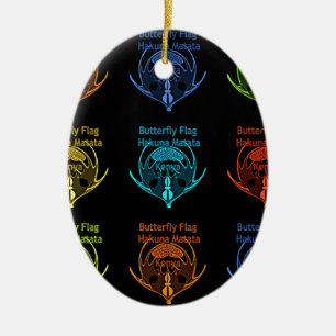 Kenya Hakuna Matata Ceramic Ornament