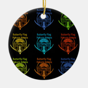 Kenya Hakuna Matata Ceramic Ornament