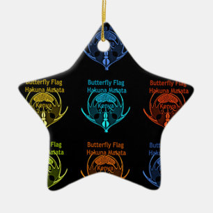 Kenya Hakuna Matata Ceramic Ornament