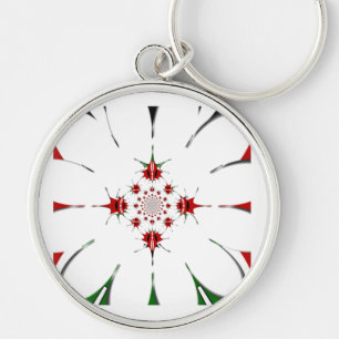 Kenya HAKUNA MATATA RED GREEN patter design Keychain