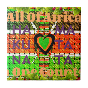Kenya Hakuna Matata Tile