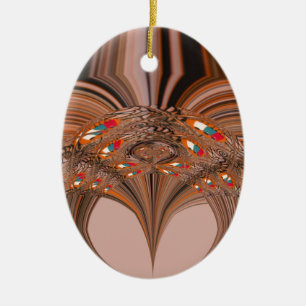 Kenya HakunaMatata Tradition Colour designs.png Ceramic Ornament