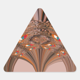 Kenya HakunaMatata Tradition Colour designs.png Triangle Sticker