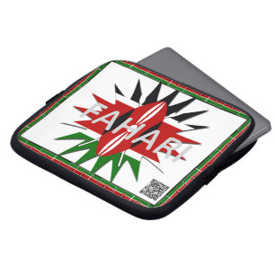 Kenya Heritage: Fahari (Pride/Glory) Customizable Laptop Sleeve