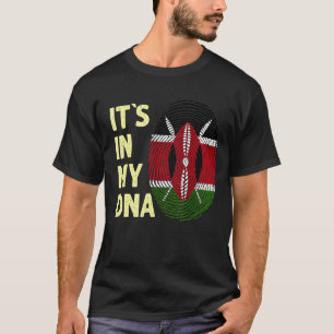 Kenya In My Dna Kenyan Flag Team Kenya T-Shirt