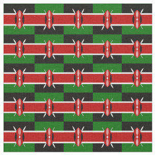 Kenya & Kenyan Flag fashion, travel /sports Fabric