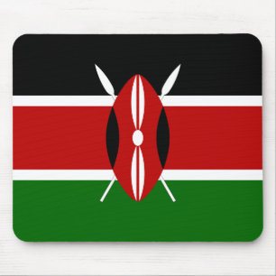 Kenya (Kenyan) Flag Mouse Pad