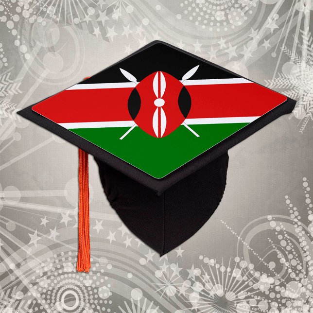 Kenya & Kenyan Flag - Students /University Graduation Cap Topper (Creator Uploaded)