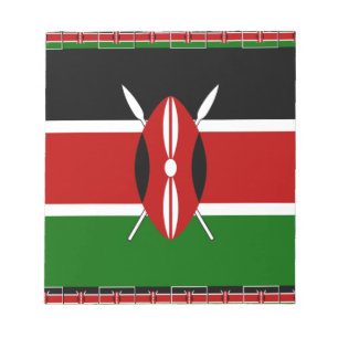 Kenya Kenyan Flags Notepad
