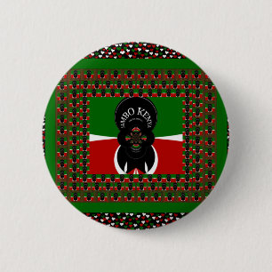 Kenya lovely heats 2 inch round button