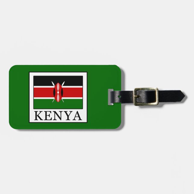 Kenya Luggage Tag (Front Horizontal)