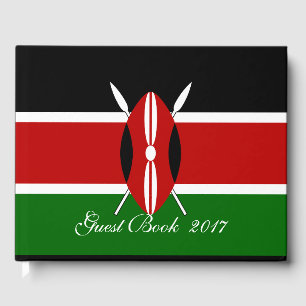 Kenya Maasai flag Bendera ya Kenya Guest Book