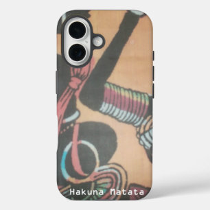 Kenya MAASAI Hakuna Matata. iPhone 16 Case