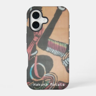 Kenya MAASAI Hakuna Matata. iPhone 16 Case