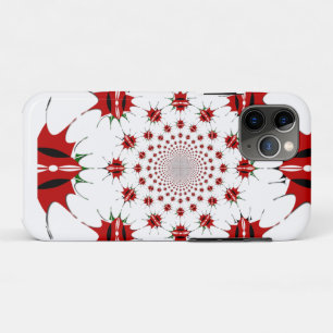 Kenya National Flag Shield Kaleidoscope Pattern  iPhone 11 Pro Case