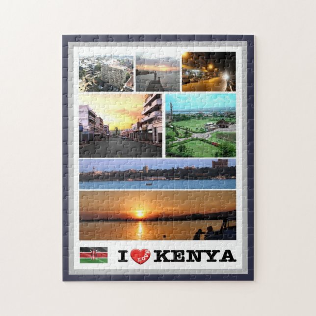 Kenya - Panorama - Jigsaw Puzzle (Vertical)
