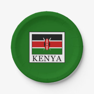 Kenya Paper Plate