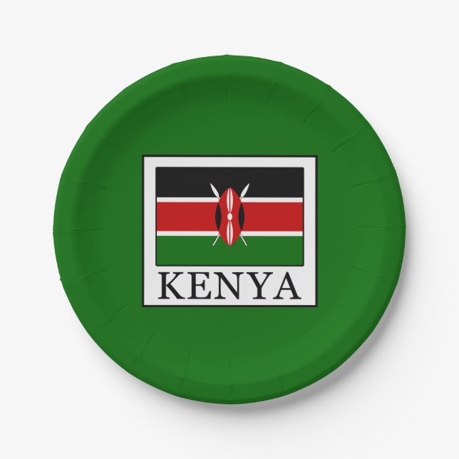 Kenya Paper Plate (Front)