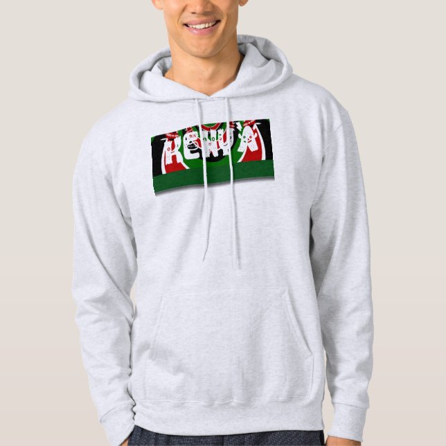 Kenya Patriotic T-Shirt Hoodie (Front)