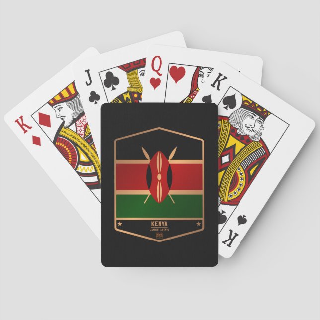 Kenya Playing Cards (Back)