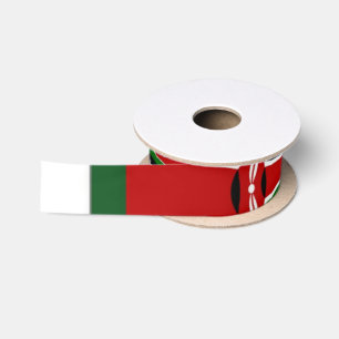 Kenya Raha Nairobi Green city Satin Ribbon