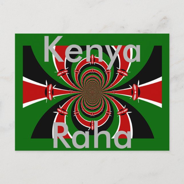 Kenya Raha Postcard (Front)