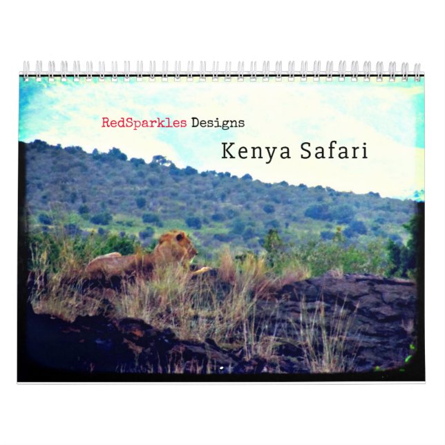 Kenya Safari Calendar (Cover)