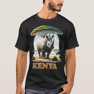 Kenya Safari Rhino T-Shirt