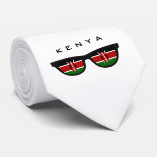 Kenya Shades custom text & colour tie