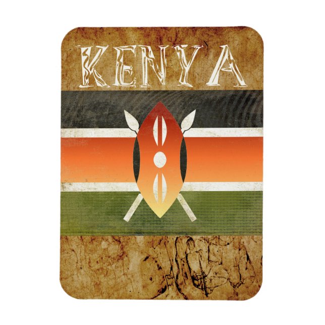Kenya Souvenir Magnet (Vertical)