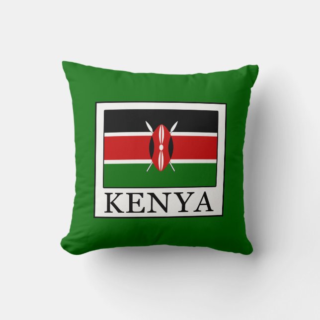 Kenya Throw Pillow (Front)