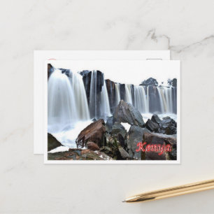 Kenya - Waterfalls - Postcard
