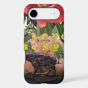 Kenyan Beauty: Flower, Aloe Vera, & Buffalo Design