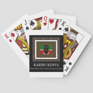 Kenyan Celebration: A Heartfelt Kenyan Welcome Playing Cards